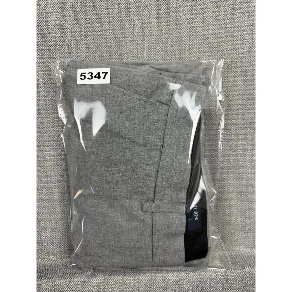 J.Crew Bedford Dress Pants Men’s 36x30 Gray Flat Front Cotton Chino Trousers